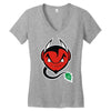 the devil made me brew it Women's V-Neck T-Shirt