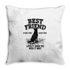 Best Friend German Shepherd Throw Pillow