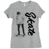 skate Ladies Fitted T-Shirt