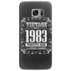 vintage made in 1983 perfectly aged a living legend Samsung Galaxy S7 Edge