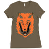 cursed fox Ladies Fitted T-Shirt