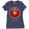 computer says no Ladies Fitted T-Shirt