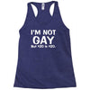 details about  i'm not gay, but $20 is $20 Racerback Tank