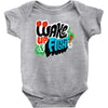 wake up and fight Baby Onesie