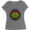 cannabis Women's Triblend Scoop T-shirt