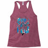 blue vectorfunk Racerback Tank
