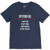 September Girl V-Neck Tee