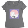 Wave Women's Triblend Scoop T-shirt