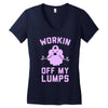vintage dg506 workin off my lumps best trending Women's V-Neck T-Shirt