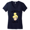 The Orijinal Topknot Tinkerbell, Tinkerbell Women's V-Neck T-Shirt