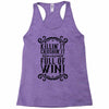 killing it crushing it and full of win Racerback Tank