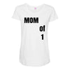 mom of 1 Maternity Scoop Neck T-shirt