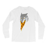 pizza wolf Long Sleeve Shirts