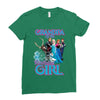 grandpa of the birthday girl Ladies Fitted T-Shirt