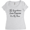 grandkitties pawprints Women's Triblend Scoop T-shirt