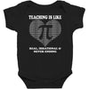 all time popular vr782 teaching is like pi best trending Baby Bodysuit