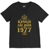kings are born in 1977 V-Neck Tee