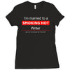 smoking hot writer tee Ladies Fitted T-Shirt