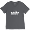 id rather be fishing V-Neck Tee