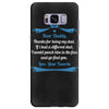 Dear Daddy, Thanks for Being my Dad Baby Boy Letter to Father Samsung Galaxy S8 Plus