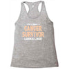 This Is What a Cancer Survivor Looks Like Racerback Tank