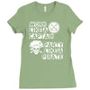 work like a captain party like a pirate Ladies Fitted T-Shirt
