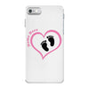 Baby Girl with Heart Any Name Customized iPhone 7 Case