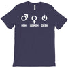 man woman geek T-Shirt