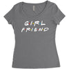girlfriend friends tv show parody Women's Triblend Scoop T-shirt
