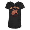 ankylosaurus Maternity Scoop Neck T-shirt
