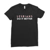 Lesbians Do It Better Ladies Fitted T-Shirt