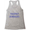 trophy husband Racerback Tank