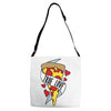 true love pizza 2 Adjustable Strap Totes