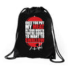 once you stick my meat in your mouth you're going to want to swallow g Drawstring Bags
