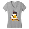 i dont want to job Women's V-Neck T-Shirt