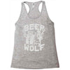 wolf beer Racerback Tank