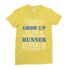 i never dreamed i would grow up to be a super cool runner but here i a Ladies Fitted T-Shirt