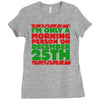 i'm only a morning person on december 25th Ladies Fitted T-Shirt