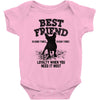 Best Friend Pug Baby Bodysuit