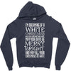 white christmas Zipper Hoodie