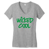 boston southie wicked cool Women's V-Neck T-Shirt