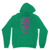 two coloured skull Hoodie