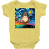 Totoro Van Gogh Parody Baby Bodysuit