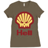hell Ladies Fitted T-Shirt