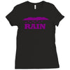 rain Ladies Fitted T-Shirt
