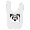 panda pixel Baby Bibs