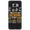Born Gemini  Multitasking Problem Solving Tees Samsung Galaxy S8 Plus