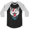 cat rock 3/4 Sleeve Shirt