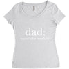 dad pancake maker Women's Triblend Scoop T-shirt