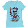 pirate ned Ladies Fitted T-Shirt